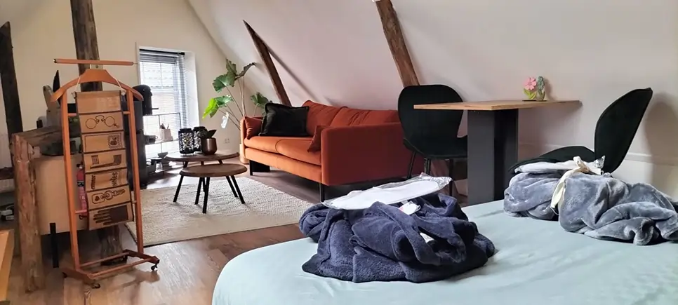 Gezellige kamer met privé wellness in Hartje Coevorden